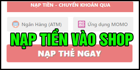 Hướng dẫn nạp tiền